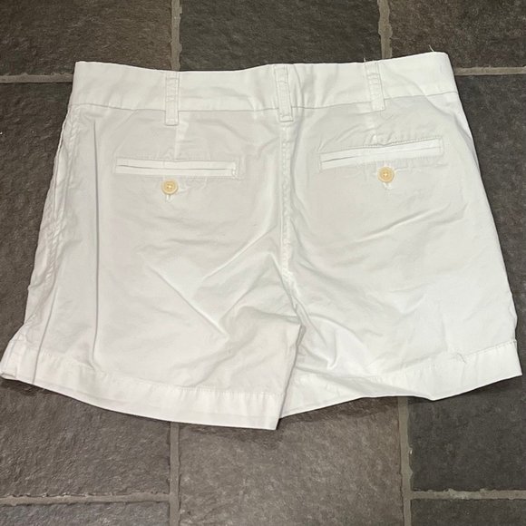 J. Crew 4” stretch chino white shorts, 2 - Picture 2 of 6